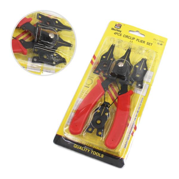 Snap ring pliers internal external 4-in-1 Universal Snap Ring function circlip Pliers Set