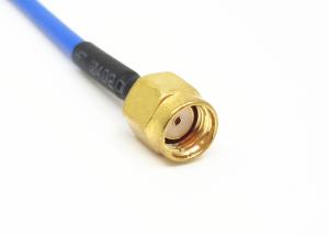 Wholesale 50ohm RF Cable Assemblies RPSMA Male to MMCX Male Connector with 2# Semi-rigid/Semi-flexibleCable from china suppliers
