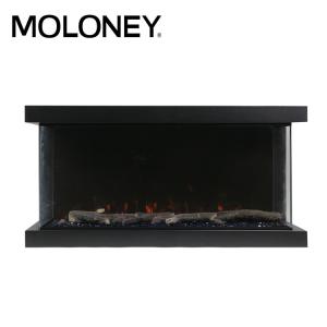 Wholesale 40'' 100cm Elegant Design No Heating Room Electric Fireplace 3-Side View from china suppliers