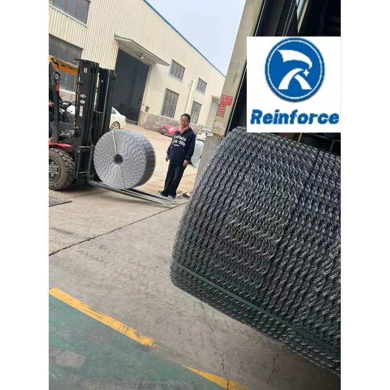 Custom Bending Grid Wave Type Pipeline Reinforcement Mesh Close