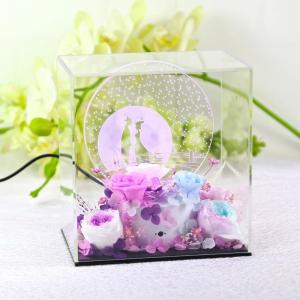 Wholesale Forever Real Rose Everlasting Flower Preserved Fresh Flower Live Enchanted Rose in Glass Dome Cover with Gift Box Bag from china suppliers