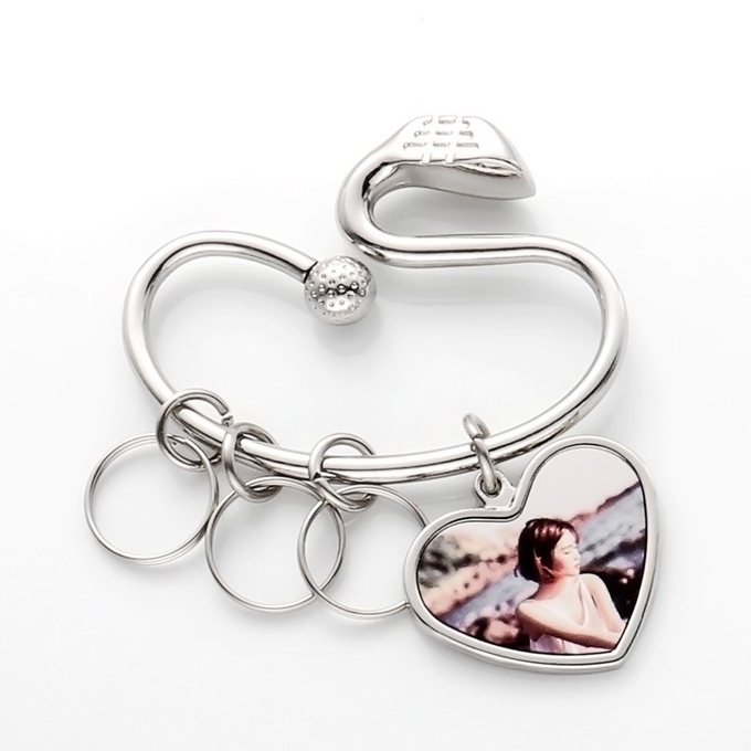 Sublimation Love-Themed Lipstick I LOVE Football Keychain Personalized Soda Bottle Opener Keychain Pendant Small Gift