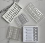 Small bottle plastic packaging tray ampoule ampoule plastic packaging tray 2 ml,