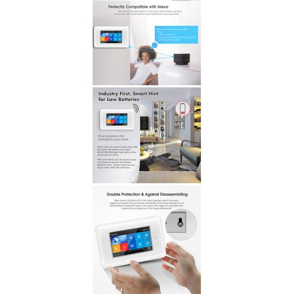 4.3 TFT Touch Tuya Pir Sensor 433Mhz Wifi Door And Window Sensor