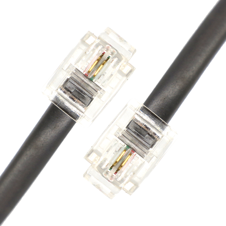 1M Shield Intercom Cat3 RJ11 6P2C Telephone Adsl Cable
