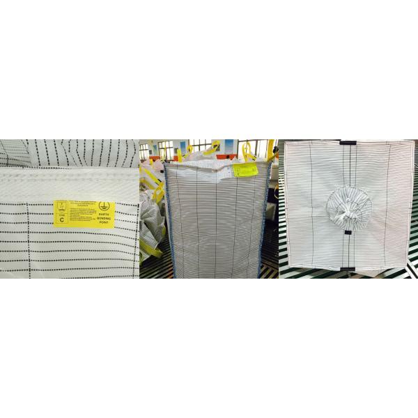 Anti-Static Function Jumbo PP Big Bag Type C For Combustible Dangerous Powder