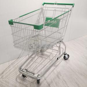 Wholesale 210 Liters Shopping Cart Trolley Supermarket Strong Capacity Silver Galvanized OEM from china suppliers