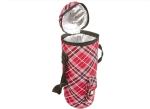 Round ice insulated cooler bag single wine bottle bags