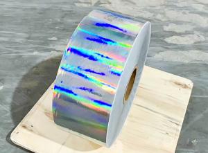 Wholesale Oil Glue Self Adhesive Holographic Film Roll Mylar type Scratch resistant from china suppliers
