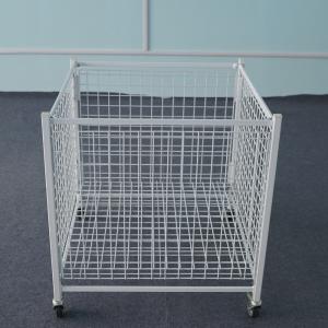 Wholesale Supermarket Retail Display Baskets Steel Wire Dump Bins With Wheels from china suppliers
