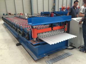 Wholesale PLC Speed 15 - 20m Per Min 0.9mm Roof Roll Forming Machine from china suppliers