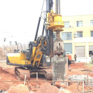 China 20m Depth Small Pile Driver Drill Rig Hydraulic Rotary Geotechnical 2700mm on sale