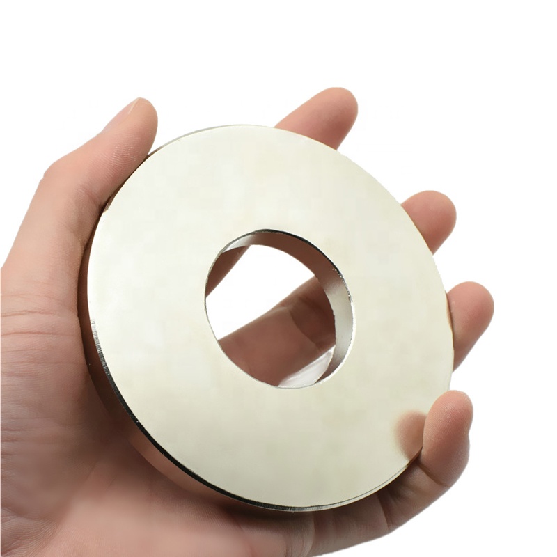 High Temperature Applications N52 Neodymium Magnet Ring Customized Size For Cutting