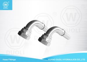 Wholesale Carbon Steel 90 Degree Hydraulic Hose Fitting JIC Female 37° Cone Seat / SAE J514 from china suppliers