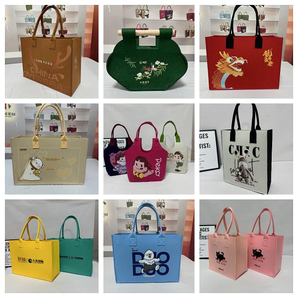 Felt Tote Bag with Durable Handles Grocery Bags Travel Heavy Duty Shopping Find Similar Icon Felt Bags With Your Logo Large Custom Shopping Bag With