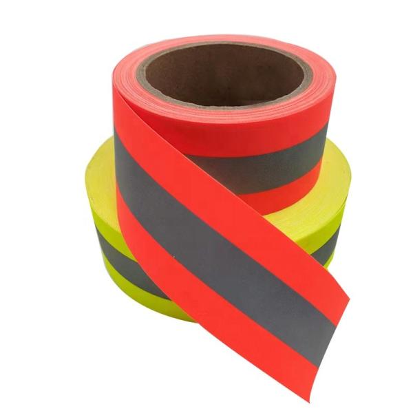 Hi Vis Red Blue Heat Transfer Reflective Tape For Clothing Fireproof Reflective