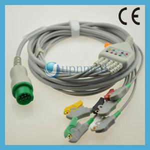 Wholesale Kontron One-piece 5lead ECG Cable with leadwires from china suppliers