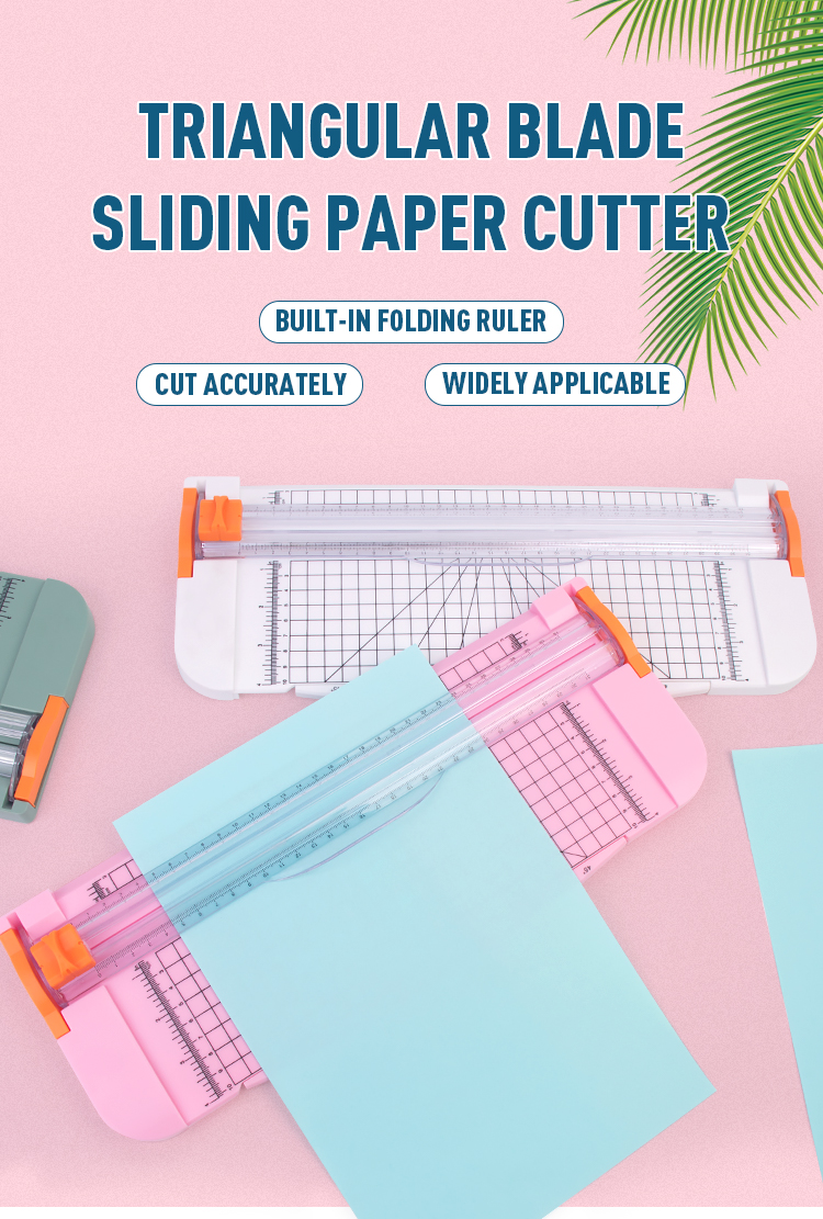 12 Inch Mini Slide Paper Trimmer with Folding Ruler Cutting size A4 12" 380*150*35mm