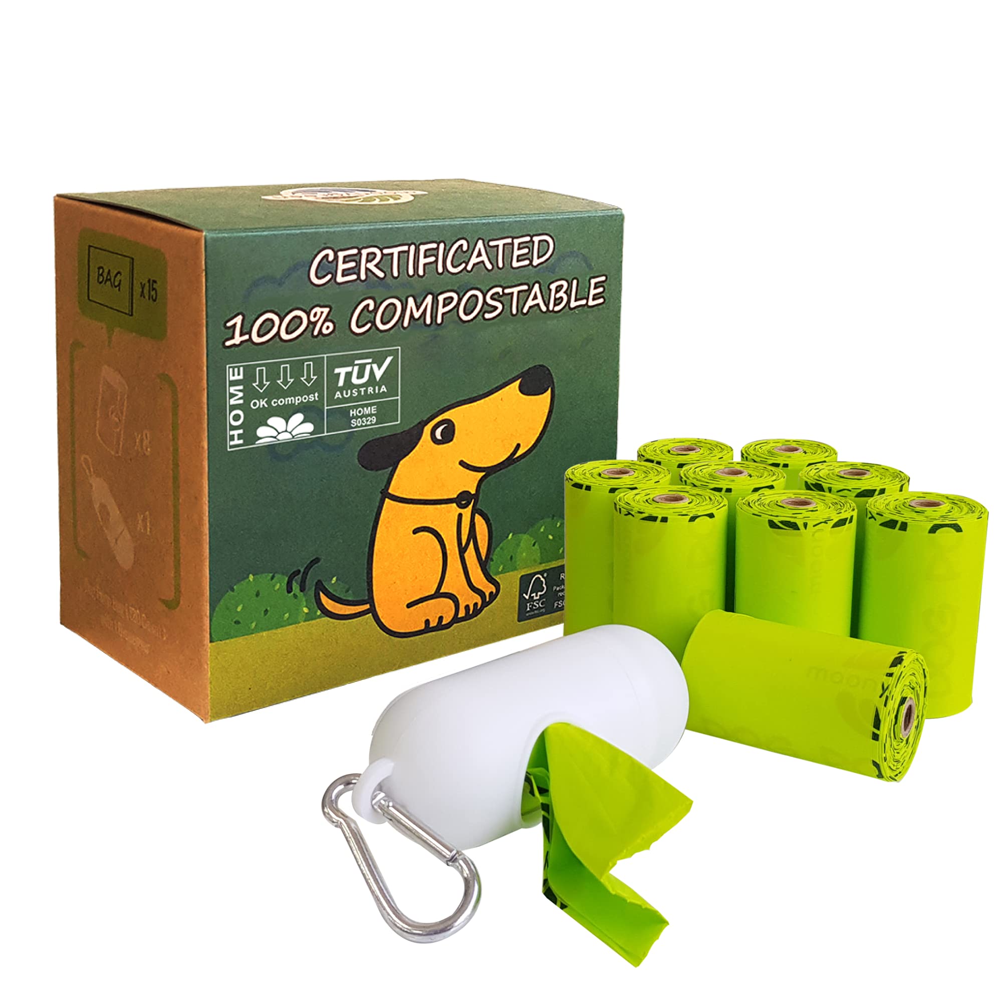 Eco-Friendly Compostable Biodegradable Plastic dog poop bags