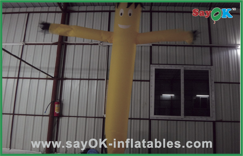 Inflatable Air Man Advertising 5m Yellow Inflatable Double Legs Sky /Air Dancer For Sale