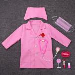 Halloween Kids Doctor Costume White Nurse Uniform Dress Costume Kids