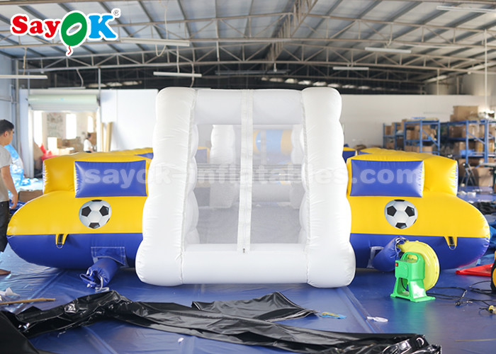 Giant Inflatable Football 8*5m PVC Tarpaulin Inflatable Sports Games Inflatable Football Pitch