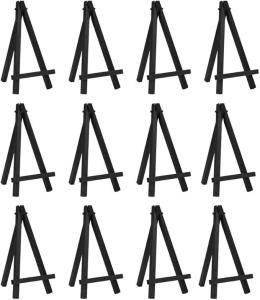 Wholesale Foldable 6.25 Inch Black Tabletop Wooden Easel Stand Picture Easel Adjustable Angle from china suppliers