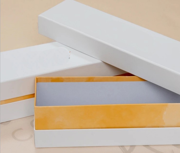 custom baby swaddle lid and base box with shoulder luxury towel paper packaging box