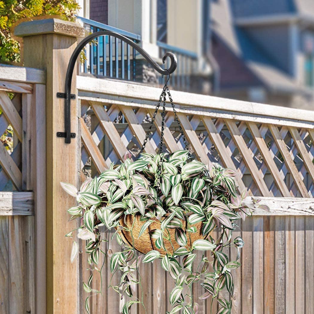 Metal Steel Q235 Plant Hook Bracket for Heavy Duty Hanging of Flower Baskets and Pots