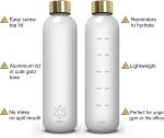 ARCANA Arc Water Bottle With Time Marker - Motivational Water Bottles With Times