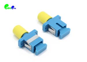 Wholesale Fiber Optic Adapter SC UPC Female - ST UPC Female SX With Blur Color Plastic Hybrid from china suppliers