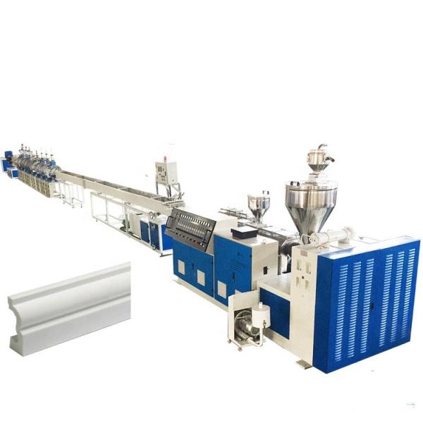 Plastic PS PVC Profile Production Line Skirting Board High Performance Extrusion