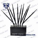 80W Mobile Phone Jammer CDMA GSM DCS 3G 4G 5G AC240V DC5V 12A