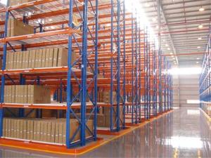 Wholesale Customized Q235 Steel Very Narrow Aisle Pallet Racking Shelving system from china suppliers