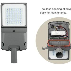 Wholesale Black IP65 Rated Outdoor LED Street Lights With 130-190lm/W Efficiency from china suppliers