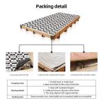 PVD Silver Gray Stainless Steel Water Ripple Metal Sheet 4 X 4mm 4 X 8mm Custom