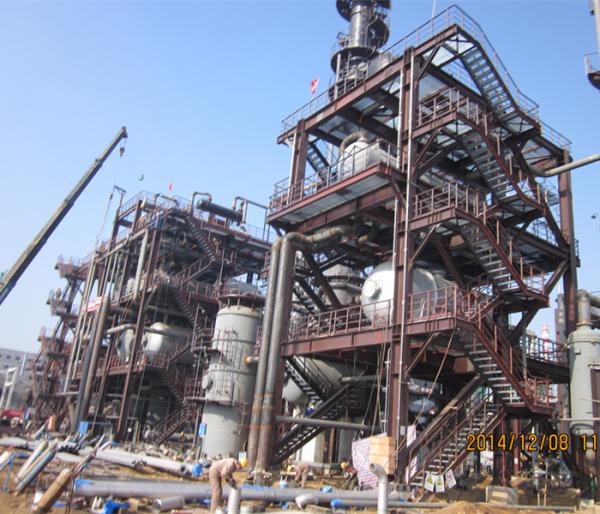 Customized Prefabricated Industrial Chemical Steel Frame Steel Structure