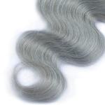 1b Grey Body Wave 4x4 Lace Closure No Sheddding Curly Hair Lace Closure