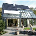 Sustainable Modern Glass House UV Protection Glass Sunroom