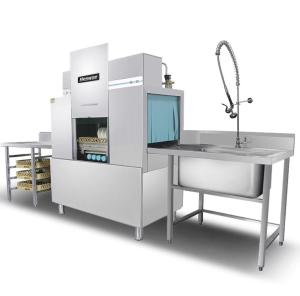 Wholesale 380V Conveyor Commercial Dishwasher Multiple Wash Zones from china suppliers