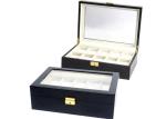 Wood + Painting Watch Storage Box Custom Logo Screen Printing For Gift Packaging