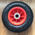 250-4 Plastic Rim Pneumatic Trolley Wheels 21CM Hand Trolley Wheels Pneumatic
