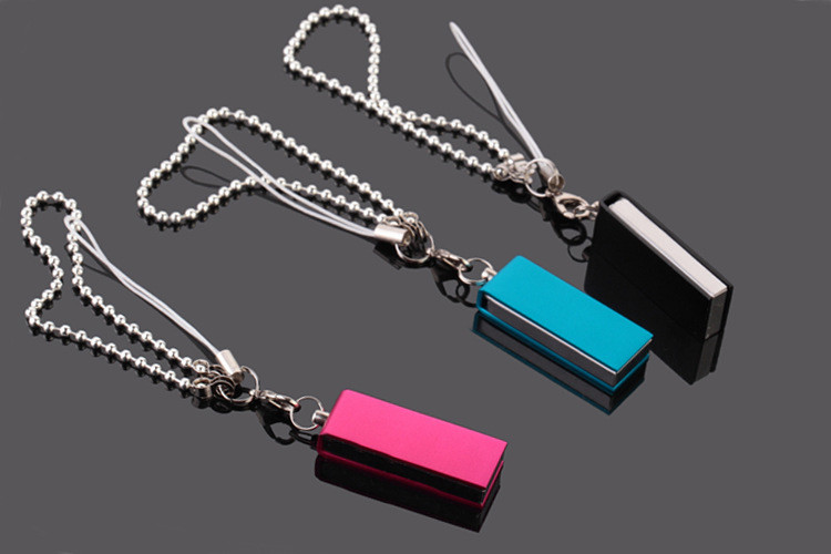 Promotional Mini turing USB flash disk small Metal logo customized