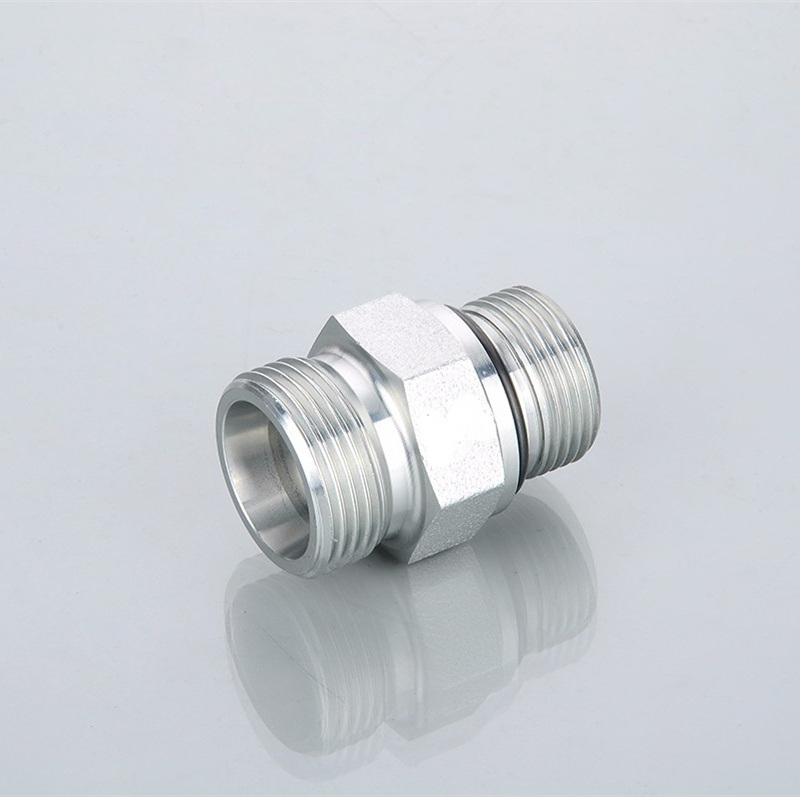 Hot Selling BSPP Jic Ors Orfs Metric SAE Carbon Steel Stainless Steel Hydraulic Adapter