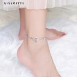 0.99m 0.14oz Sterling Silver Jewelry Bracelets cZ Four Leaf Rose Gold Bracelet