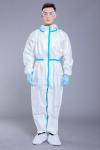 65GSM Non Woven Disposable Coverall With Zipper Front