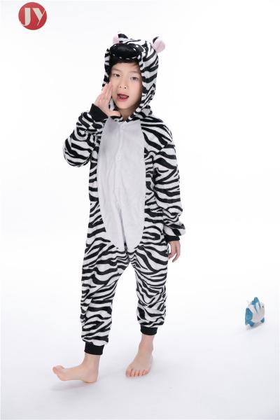 Wholesale Custom Animal Kids Pajamas zebra Girls Onesie For For Christmas