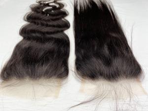 Wholesale Body wave 6X6 Transparent HD Lace Frontal Raw Indian High Quality Human Hair Lace Frontal closure from china suppliers