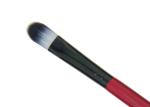 Nylon Hair Synthetic Concealer Brush , Red Professional Makeup Brush Kits