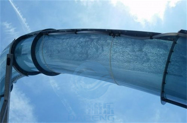 Twist Aqualoop Water Slide Double Fiberglass Water Park Flume Pool Slide